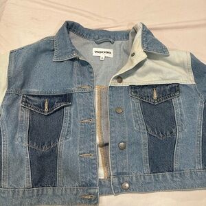 Vigoss Denim Jacket with Mixed Blue Tones